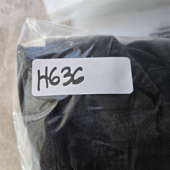 Nike Air Jordan Wide Leg Pants M High Waisted Dark Gray Velour Loose Baggy Cargo - Picture 15 of 15